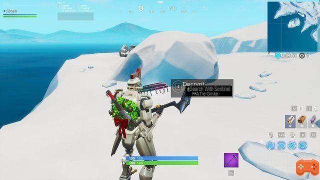 Fortnite: Search with Sentinel on an icy island, chip 36 challenges Decryption