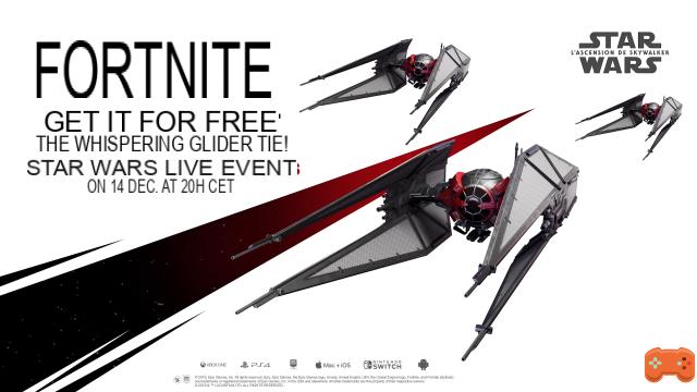 Fortnite x Star Wars: TIE Whisperer Glider, ¿cómo conseguirlo gratis?