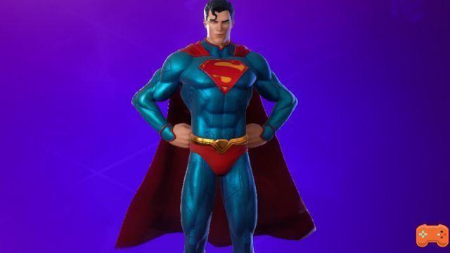 Hover through rings as Clark Kent in Fortnite, Superman challenge