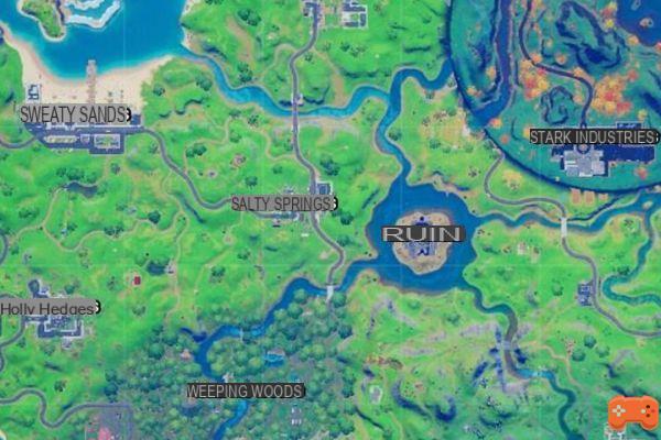 Fortnite: Visit all named locations in a single game, week 11 challenge, XP galore