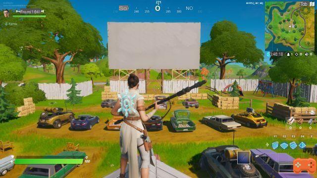 Fortnite: Visit an isolated recliner, a radio station and an outdoor cinema, Camaïeu vs Allure challenges