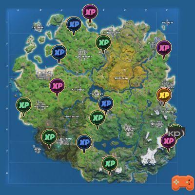 Fortnite: XP, bonuses and coins on the map in season 2