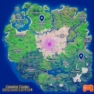Fortnite: Bury garden gnomes in Pleasant Park or Retail Row, challenge and quest week 5 season 5