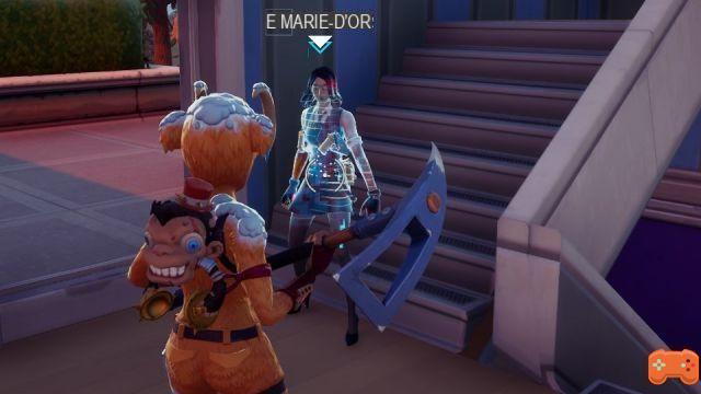 Get Marie d'Or's message in the hideout in Fortnite, season 7