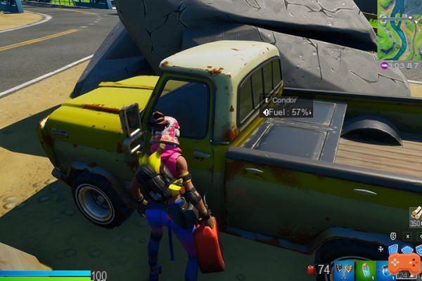Where are the cars in Fortnite, location and map