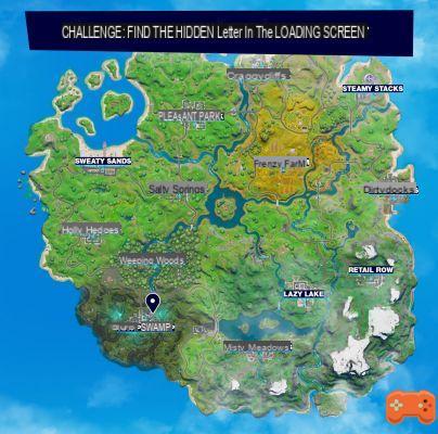 Fortnite: Find the letter R hidden in the loading screen, Mission and challenge