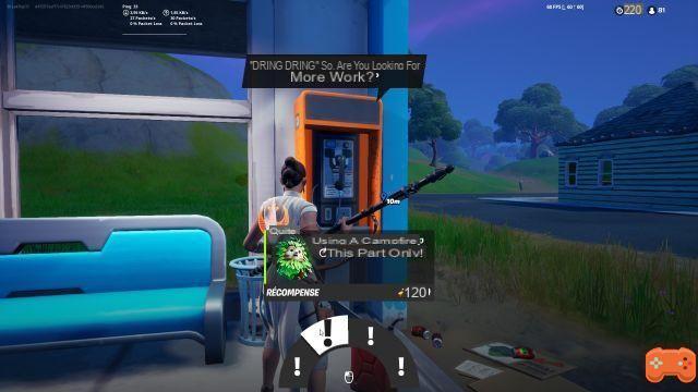 Accept a quest in a phone booth in Fortnite, challenge season 7