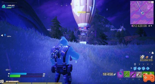 Fortnite: Air Supply and Landing, Scavenging and Dealing Damage