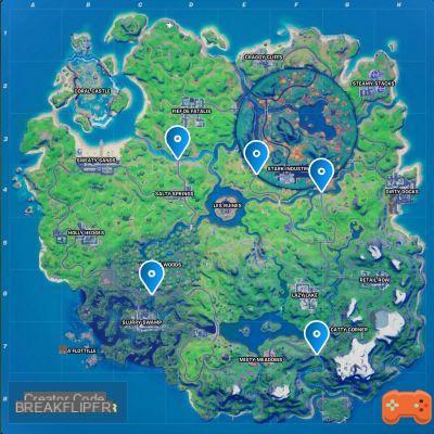 Fortnite: Dance on the 5 bridges of different colors in a single game, challenge week 13, XP galore
