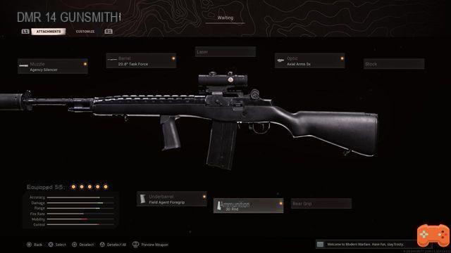DMR 14 Warzone Class, Attachments, Perks and Wildcard for Call of Duty: Black Ops Cold War