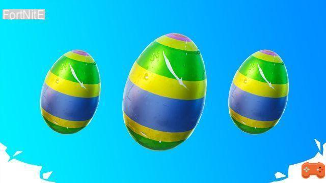 Fortnite: raccogli le uova rimbalzanti nascoste in tutta l'isola, le sfide della stagione 6