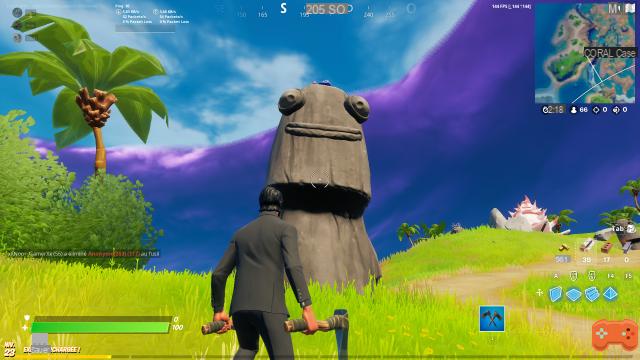 Fortnite: Use an emote in front of stone statues, challenge and quest week 9 season 5
