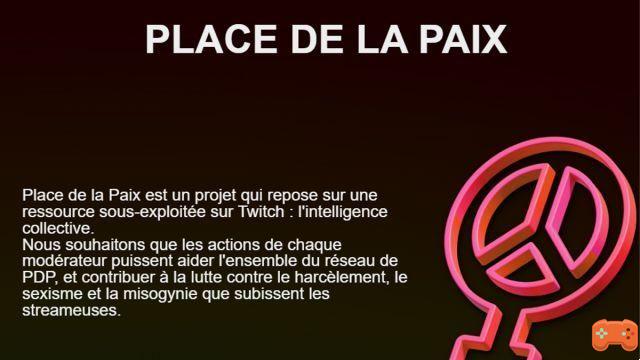 Place de la paix: Billy's anti-racism, misogyny and sexism botot on Twitch, how to join the network?