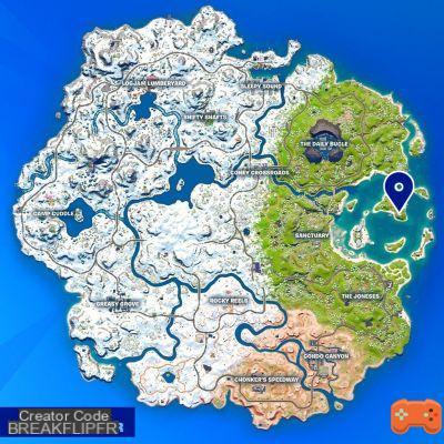 Fortnite shooting pitch, where is the notable location of chapter 3?
