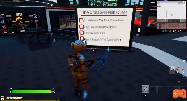 How do I visit the NBA Creative Hub in Fortnite for the challenge?