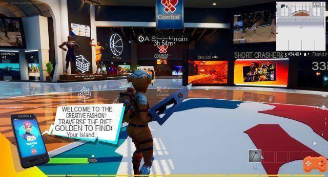 How do I visit the NBA Creative Hub in Fortnite for the challenge?