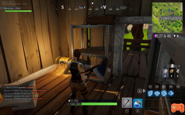 Fortnite: Search Chests at Lonely Lodge