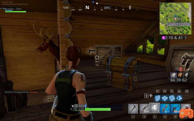 Fortnite: Search Chests at Lonely Lodge