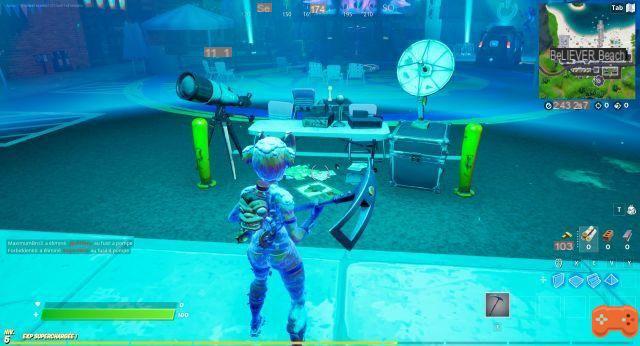 Place Boomboxes at Believer Beach in Fortnite, Season 7 Challenge