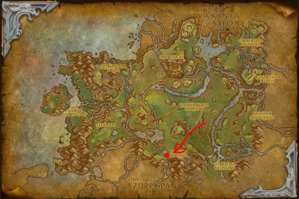 Trial of Flood WoW Dragonflight, where to find the water event?