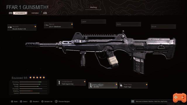 FFAR 1 class, accessories, perks and joker for Call of Duty: Black Ops Cold War and Warzone