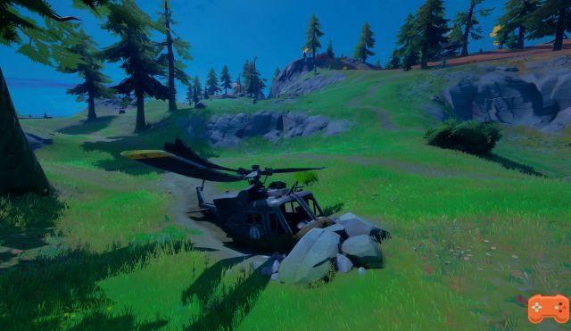 Examina el helicóptero negro que se estrelló en Fortnite, presagia los desafíos de la temporada 6