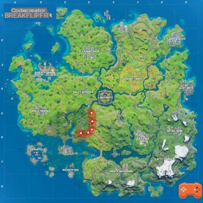 Where is Weeping Woods in Fortnite?