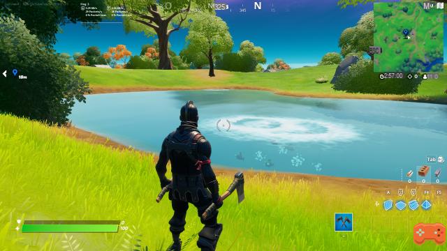 Fortnite: Blast fishing holes at Shark's Remains, Sweaty Sands or Fish Pond, challenge and quest week 6 season 5