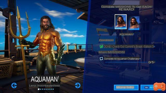 Como desbloquear a skin Aquaman na temporada 3 de Fortnite?