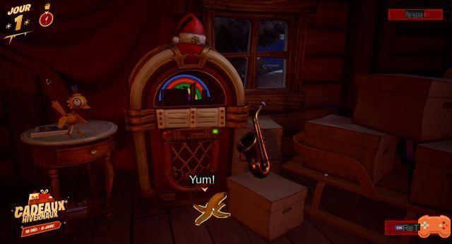 Fortnite Christmas: Winterfest Chalet, socks, gifts and fireplace, presentation and discovery of the place