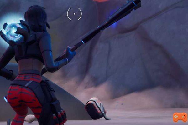 Fortnite: Find the hidden back bling on the Chaos Awakening loading screen while wearing the Sorana outfit