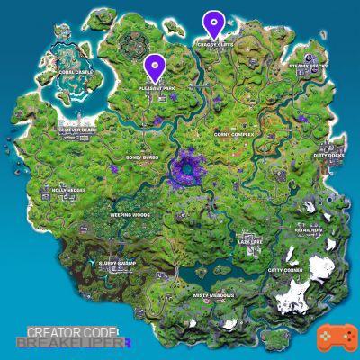 Get Discs at Pleasant Park or Craggy Cliffs in Fortnite Season 7 Challenge