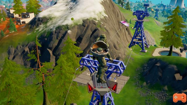 Where are the zip lines in Fortnite in season 6?