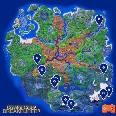 Where are the zip lines in Fortnite in season 6?