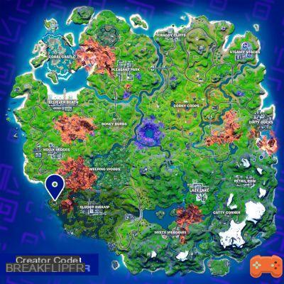 Where is Fangeville in Fortnite for the challenge?