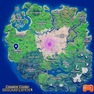 Fortnite: Place a snitch on one of the telephone poles near Holly Hedges, season 5 quest