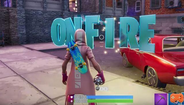 Fortnite: Search the ONFIRE letters, Urban Spree Challenge