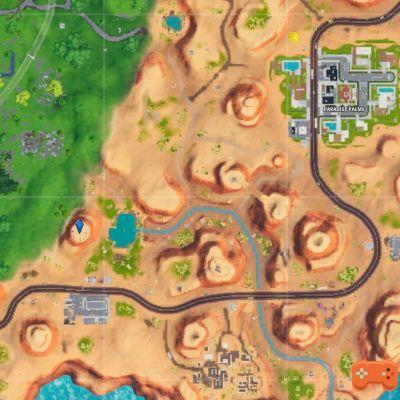 Fortnite: Chip 40 Decryption, Search with the Meta outfit on a sundial in the desert, Challenge