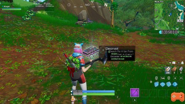 Fortnite: Search between recovery van, pirate camp and crashed bus chip 47 challenges Decryption
