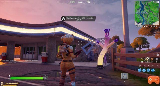 Where are the inflatable llamas in Fortnite for the challenge?