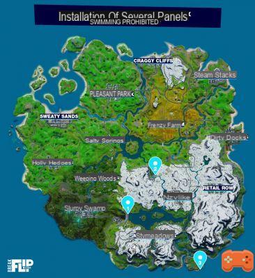Fortnite: Swimming next to several no swimming signs, Octuple vs Scratch challenges