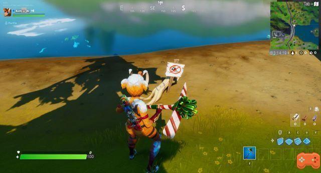 Fortnite: Swimming next to several no swimming signs, Octuple vs Scratch challenges