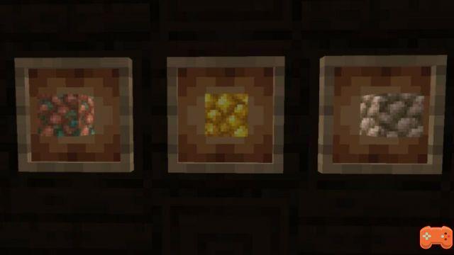 Cómo obtener bloques de hierro, oro y cobre en bruto en Minecraft