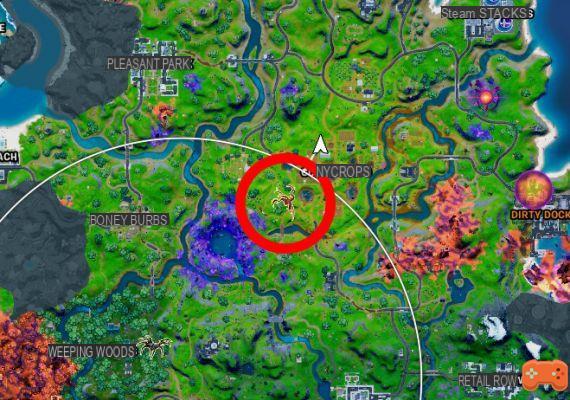 Symbiote Carnage in Fortnite, where to find the item?
