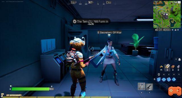 Speak to Rick Sanchez, Secretary of War, Marie d'Or, Brainy or Special Ops in Fortnite Season 7 Challenge