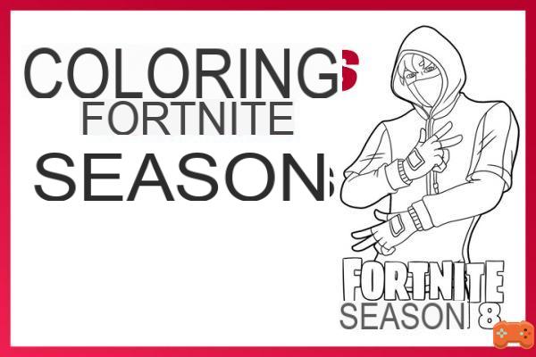 Coloring and drawing Fortnite: Seasons of the game