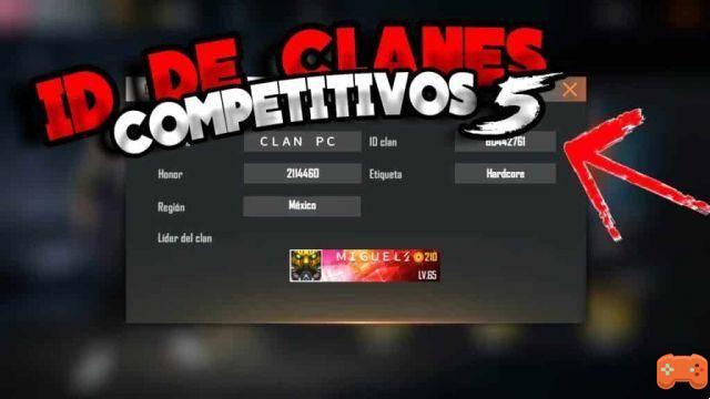 Id of Youtubers Free Fire Clans