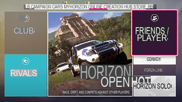 Forza Horizon 5 Multijugador: Cómo jugar con amigos