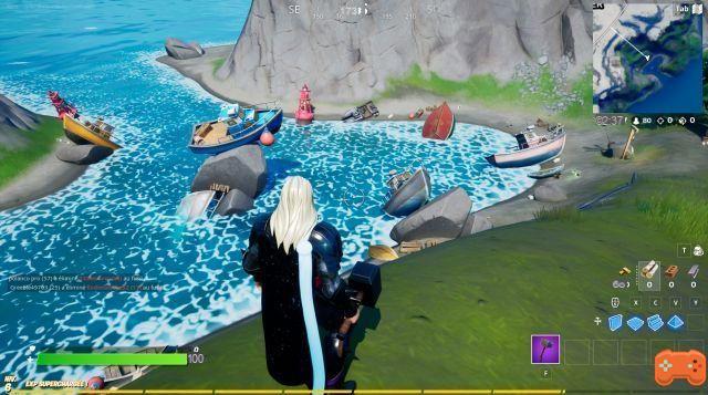 Where are the boats in Fortnite?