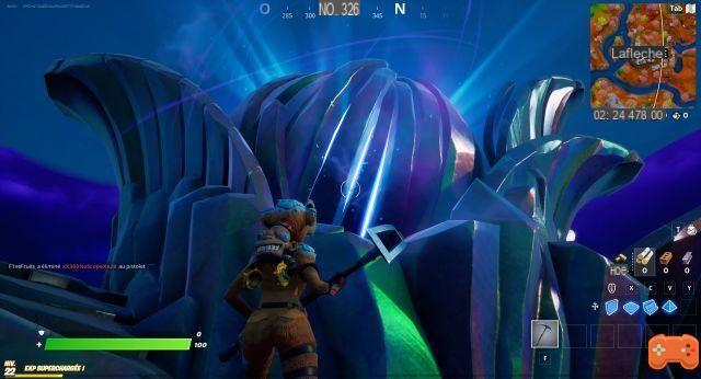 Visiting Zero Point in Fortnite, season 6 challenges